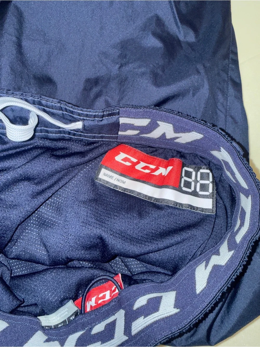 CCM Navy Athletic Joggers for Kids